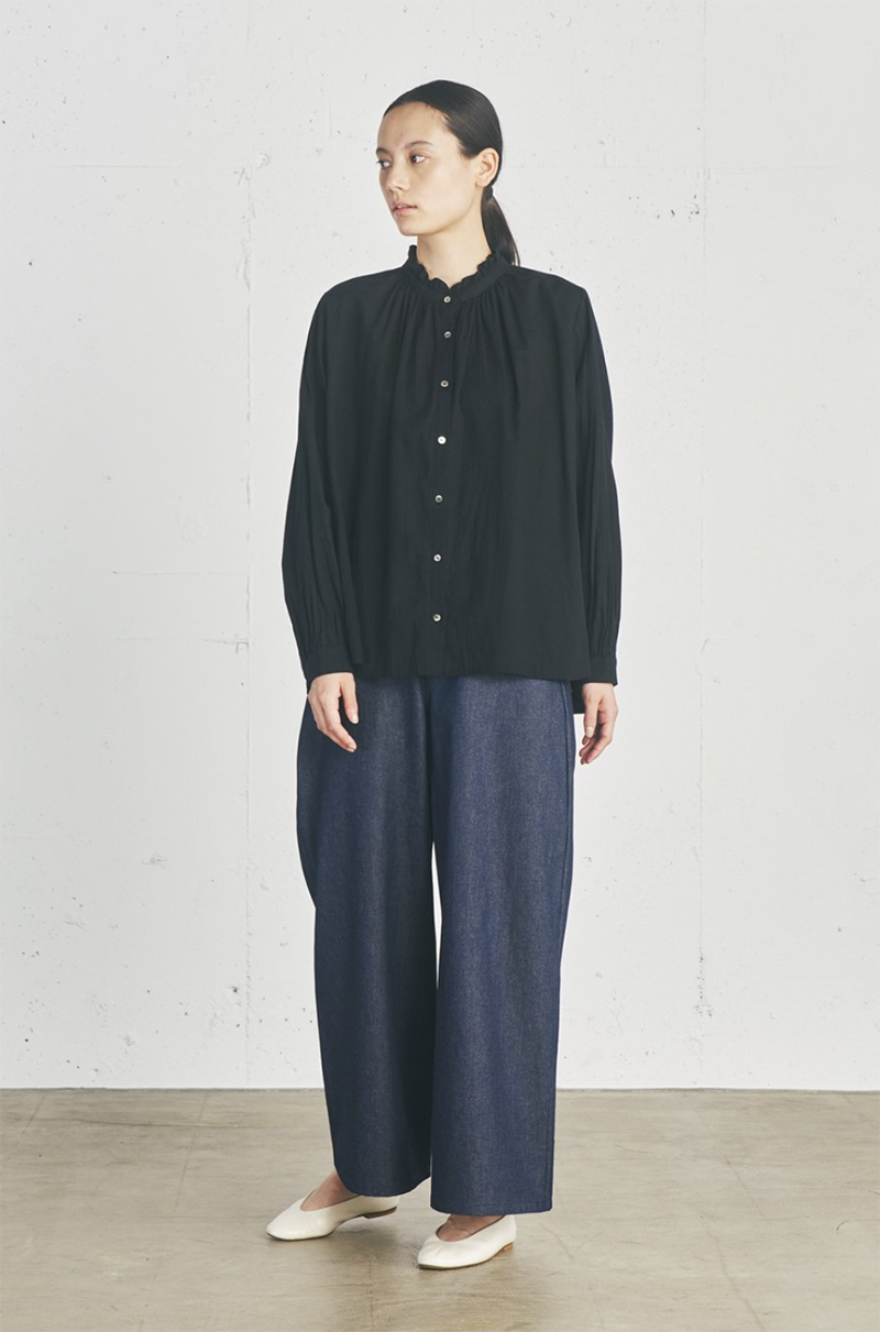 YANTOR Hand Flyfront Shirts コットン シルク YANTOR Hand Flyfront Shirts コットン シルク